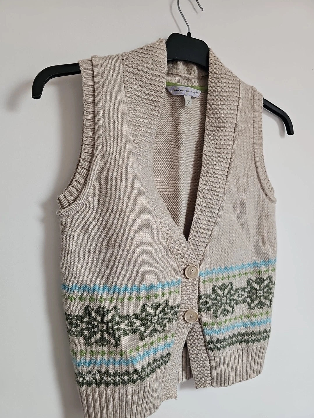 Fat Face Alpaca Wool Blend Tank Cardigan Jumper Top Size 8